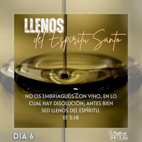 Día 6: Siendo guiados por el Espíritu