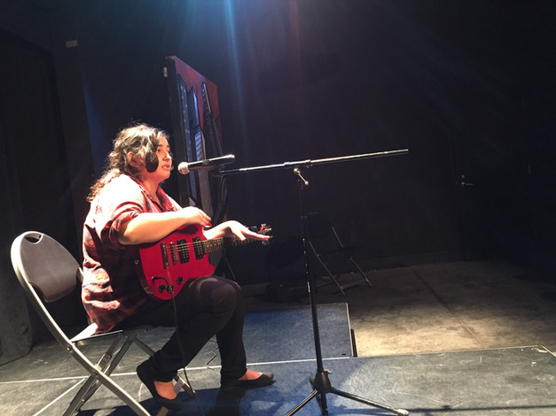 Singer Colleen Moevao performs at the Long Beach HeART Sessions