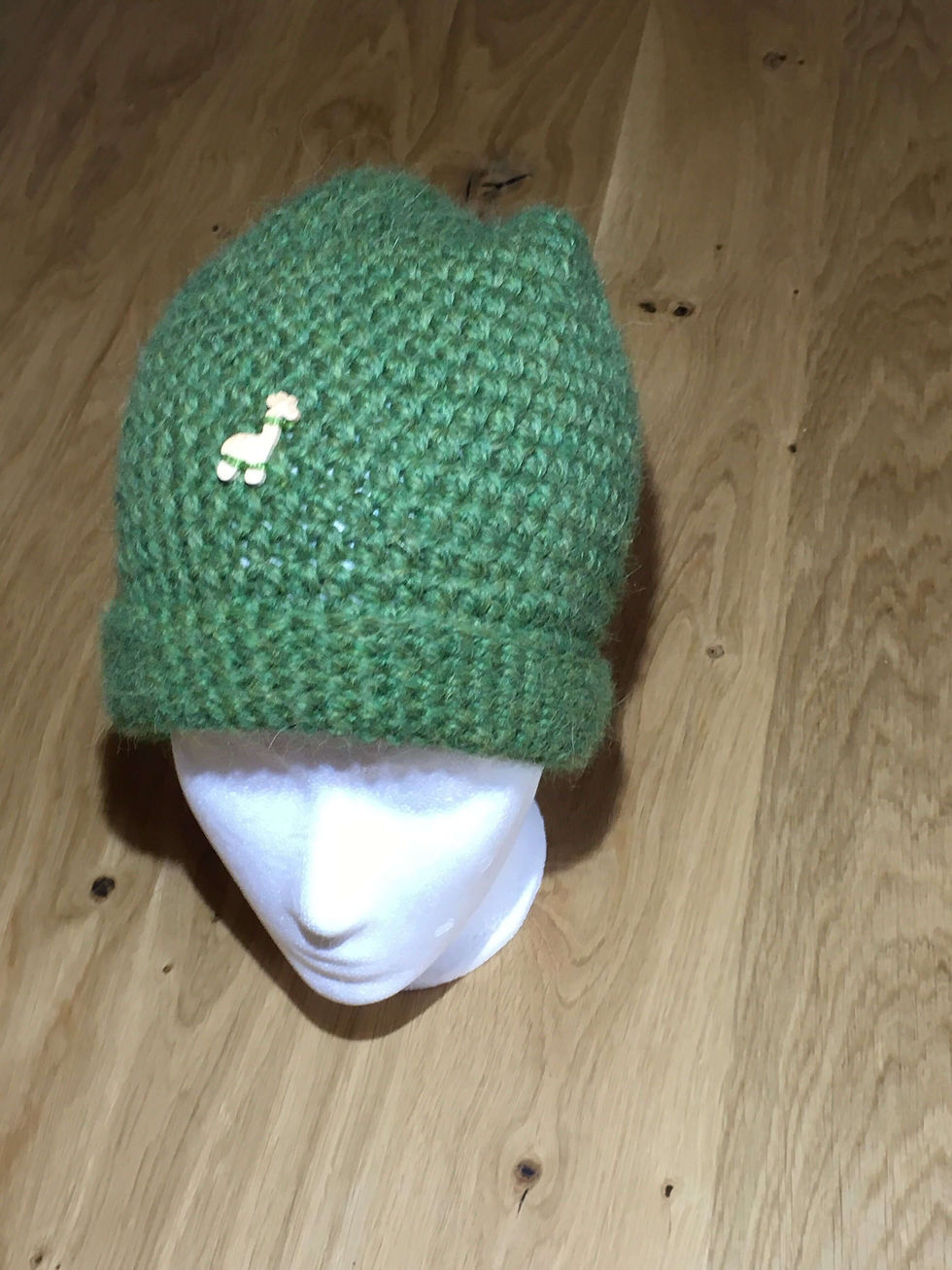 Miniaturbild: Alpaka Haube Grün