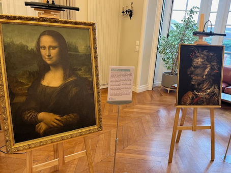 Les CM2 à l'exposition "Les héroïnes de nos musées"