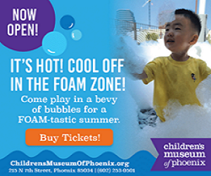Family and Pet Guide ad for Childrens Museum of Phoenix, Arizona