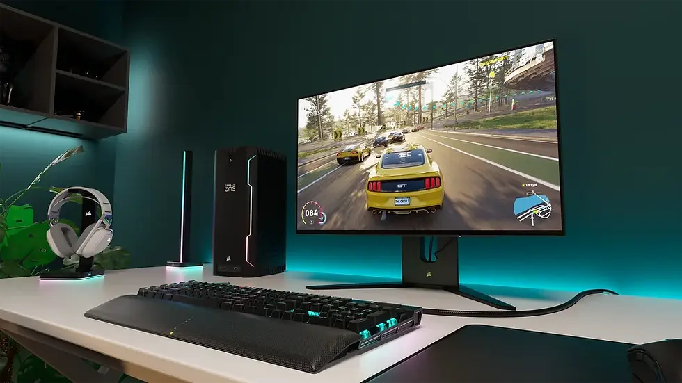 XENEON 27QHD240 OLED 27-Inch Gaming Monitor is Nvidia G-SYNC compatible.