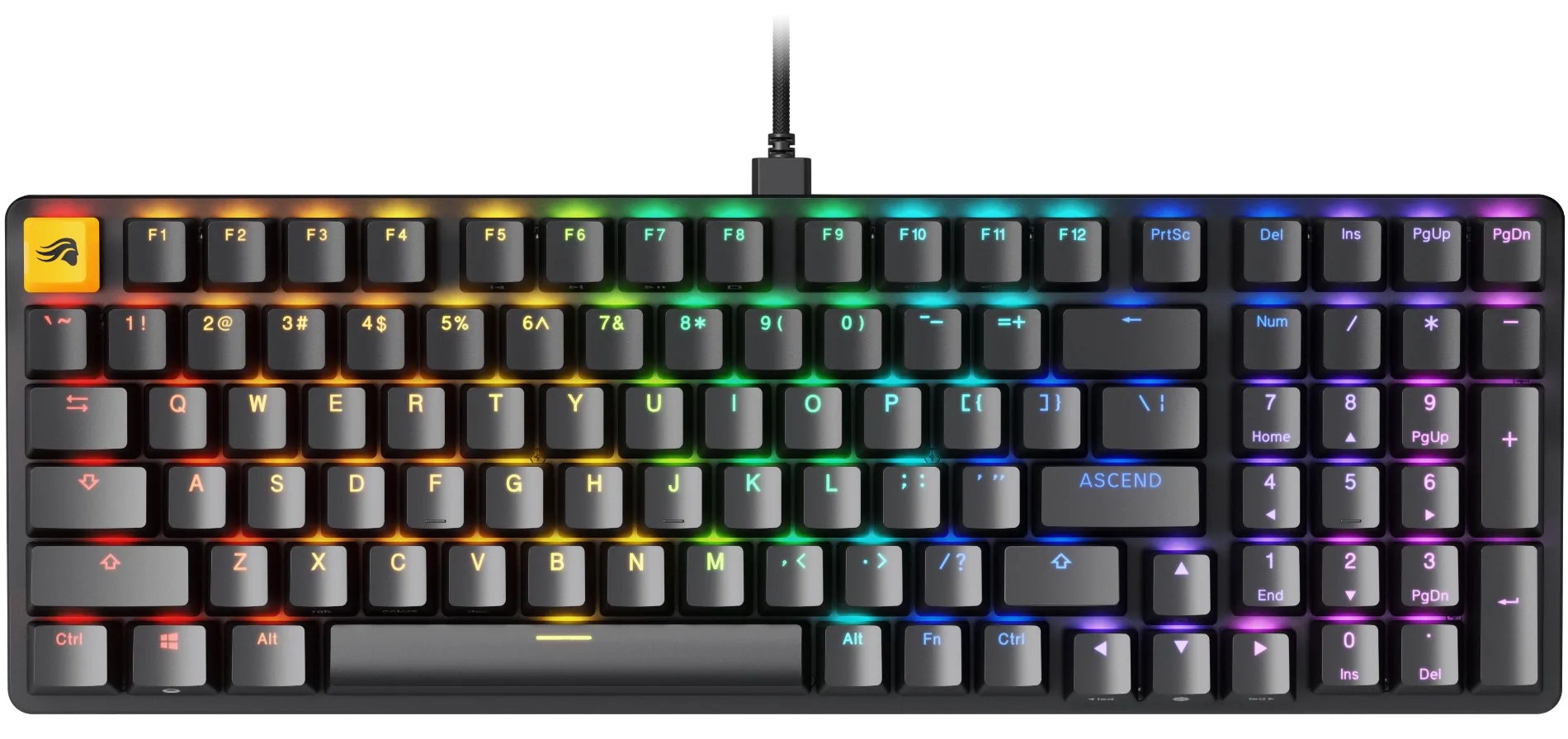 Glorious GMMK2 Modular Mechanical Keyboard black Full size Computer