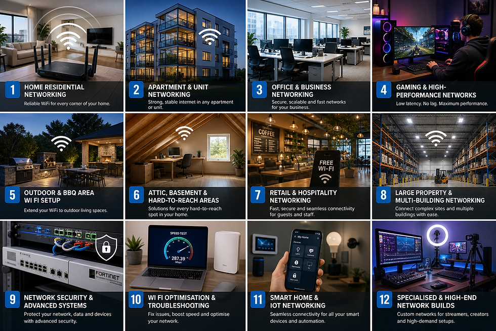 Wi-Fi Install & Internet Setup Services 