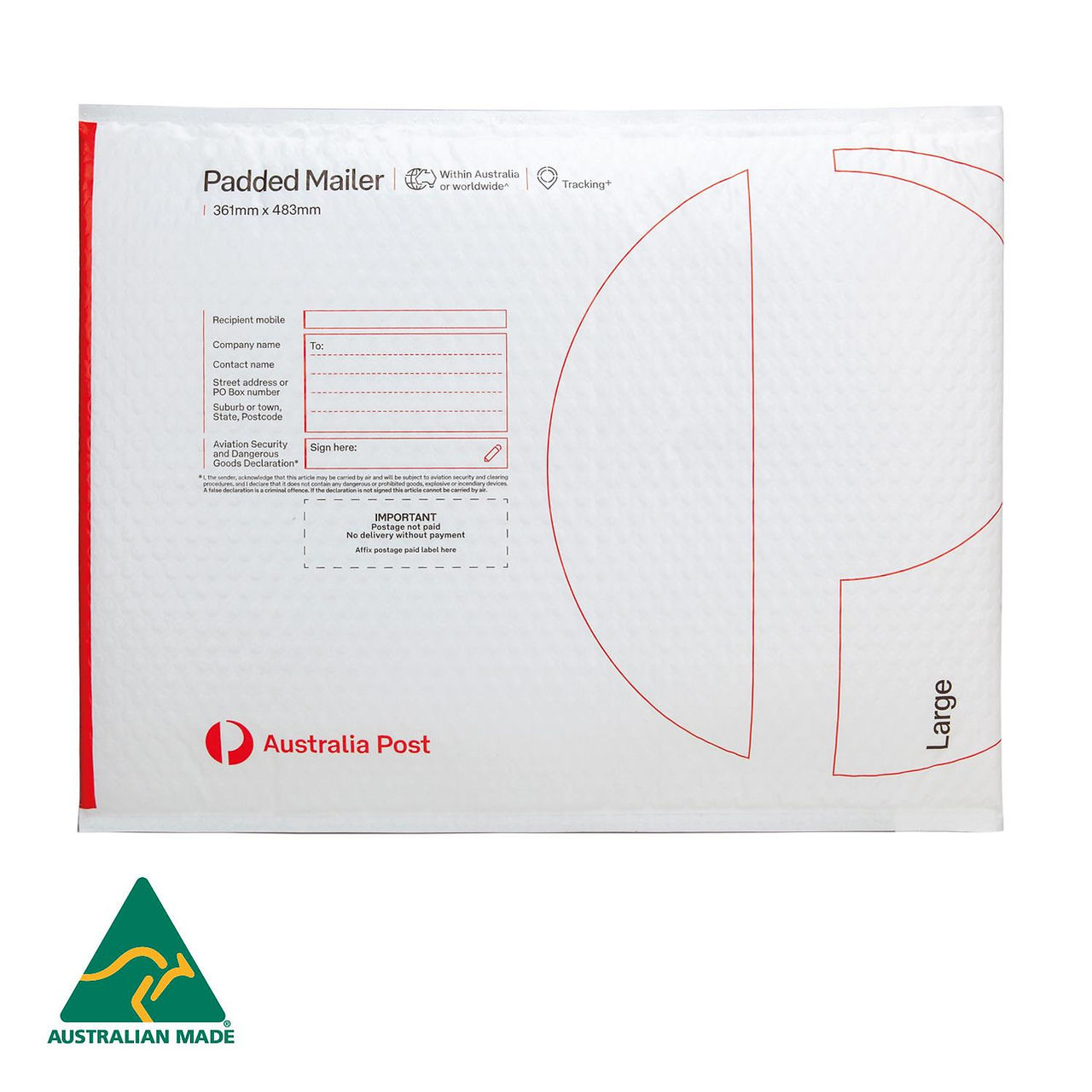 laptop packaging mail in service