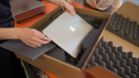 laptop packaging mail in service