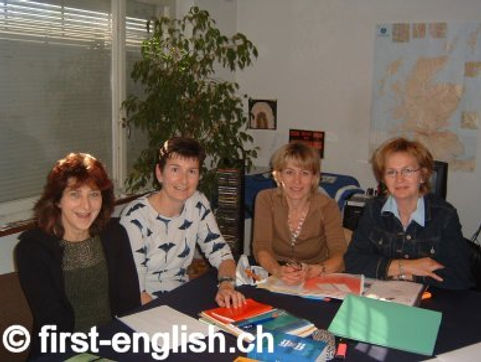 Englisch in kleinen Gruppen in Dagmersellen im Jahr 1993.