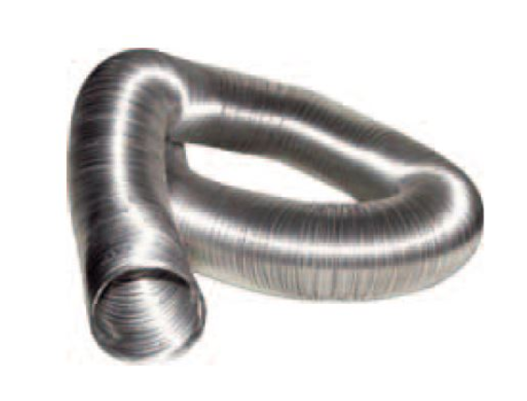 Flexrohr Aluminium – Luftkanal Abluftschlauch – Ø wählbar – 5 Meter