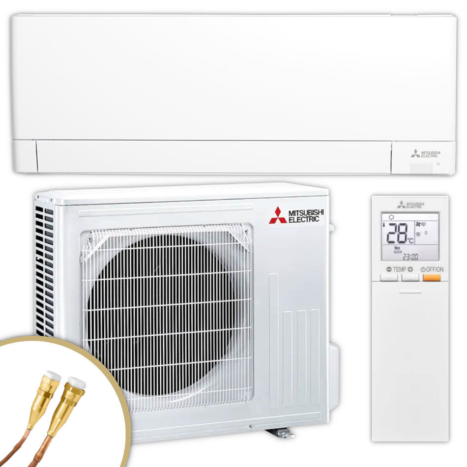 Mitsubishi Split Klimaanlage Set – MUZ/MSZ-AY50VGKP2 – 5,0 kW – Quick-Connect
