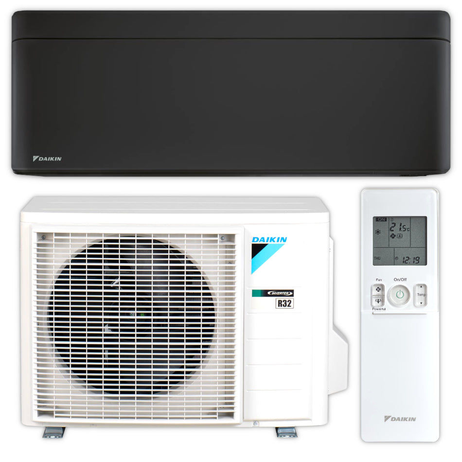 DAIKIN Split Klimaanlage Set – Stylish C-Serie – schwarz – 2,5 kW