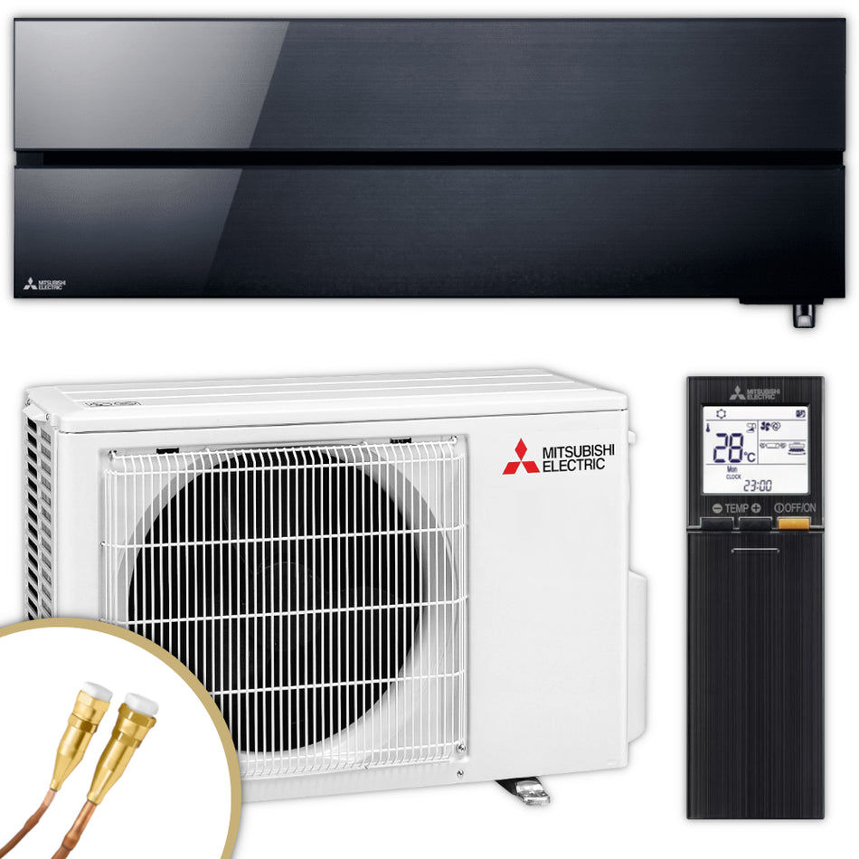 Mitsubishi Split Klimaanlage Set – MUZ/MSZ-LN35VG3B – 3,5 kW – Quick-Connect