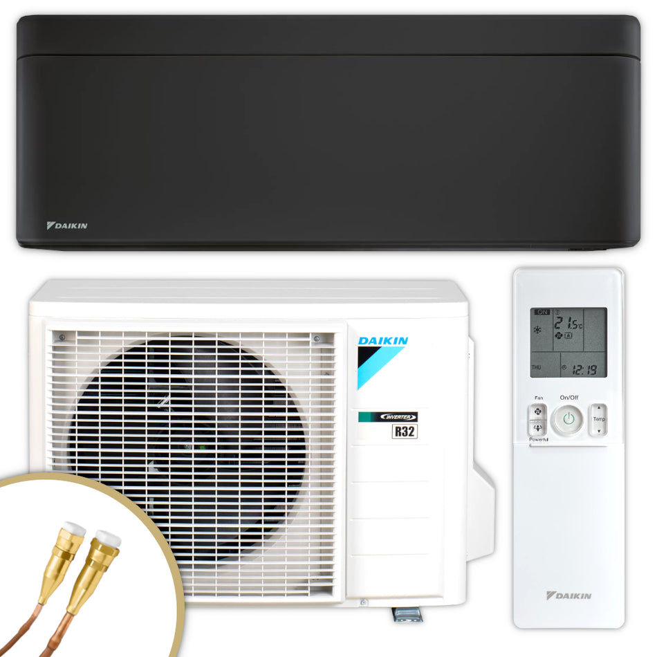 DAIKIN Split Klimaanlage – Stylish C-Serie – schwarz – 2,5 kW Quick Connect