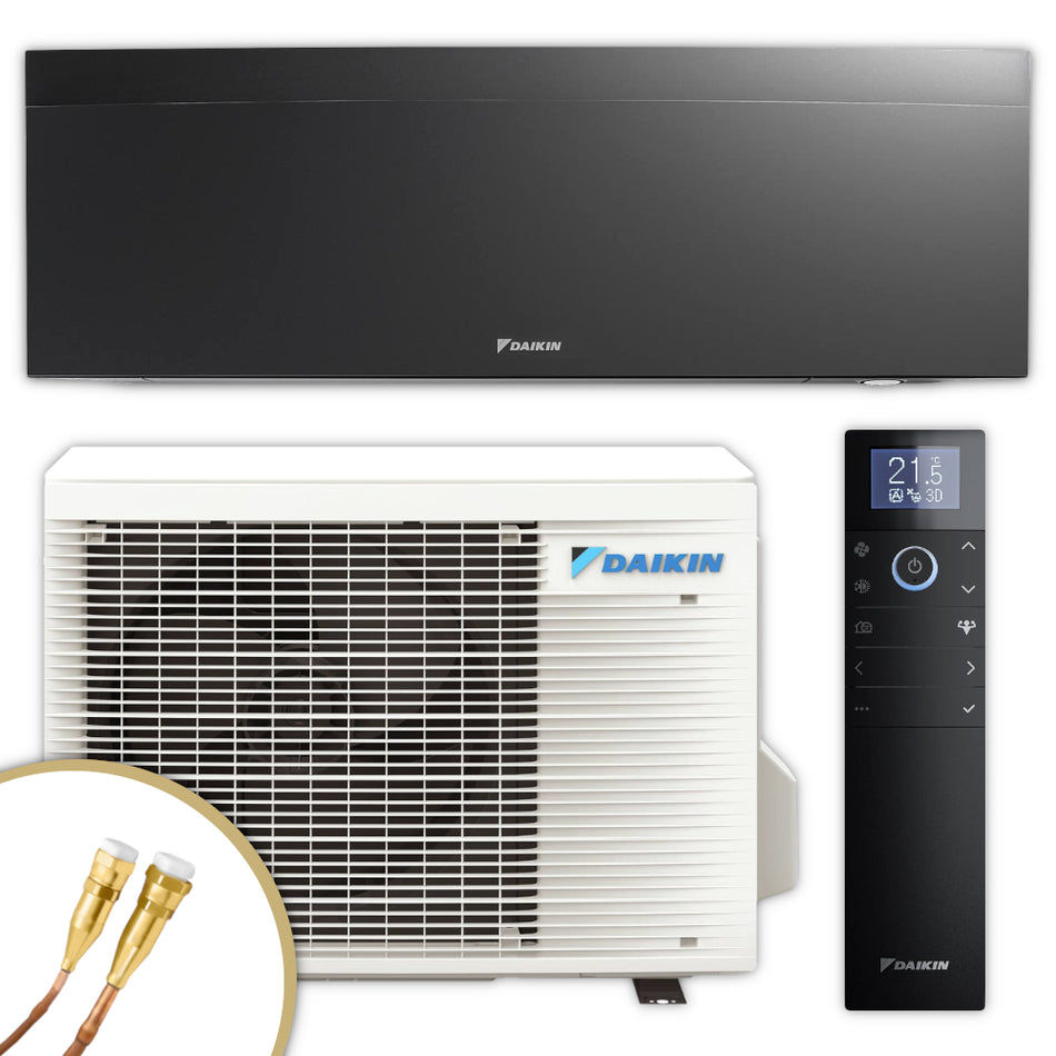 DAIKIN Split Klimaanlage – Emura 3 – Schwarz – 3,4 kW Quick Connect