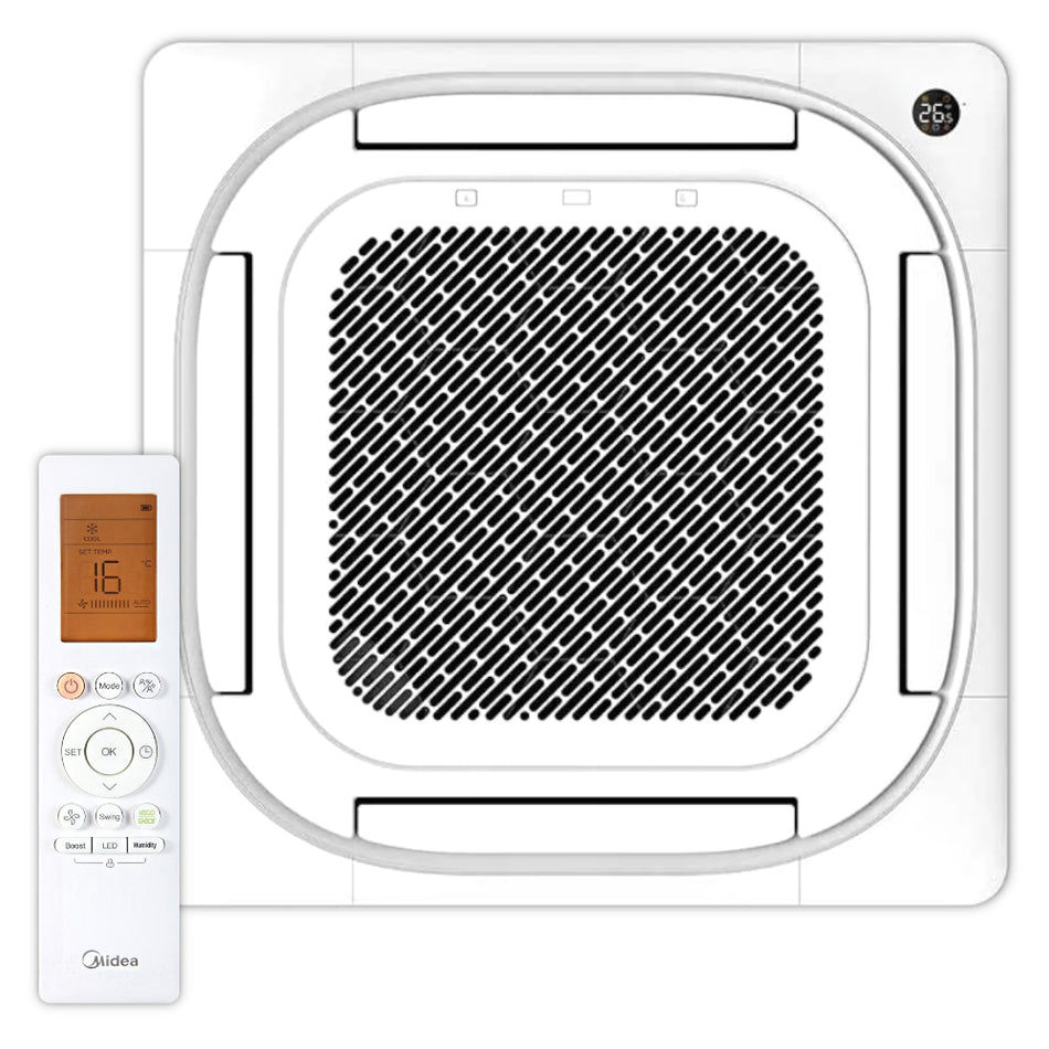 MIDEA Klimaanlagen Blende – T-MBQ4-03AWD – für Deckenkassette MCA4U-HRFNX