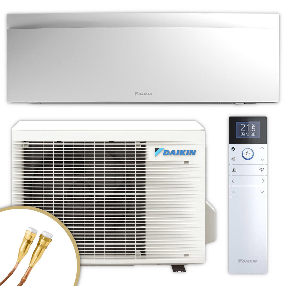DAIKIN Split Klimaanlage Set – Emura 3 – Weiß – 2,5 kW Quick Connect