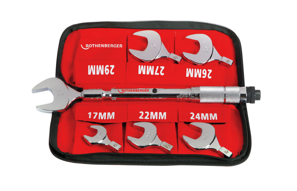 Rothenberger – Drehmoment-Gabelschlüssel-Set – 17-29 mm