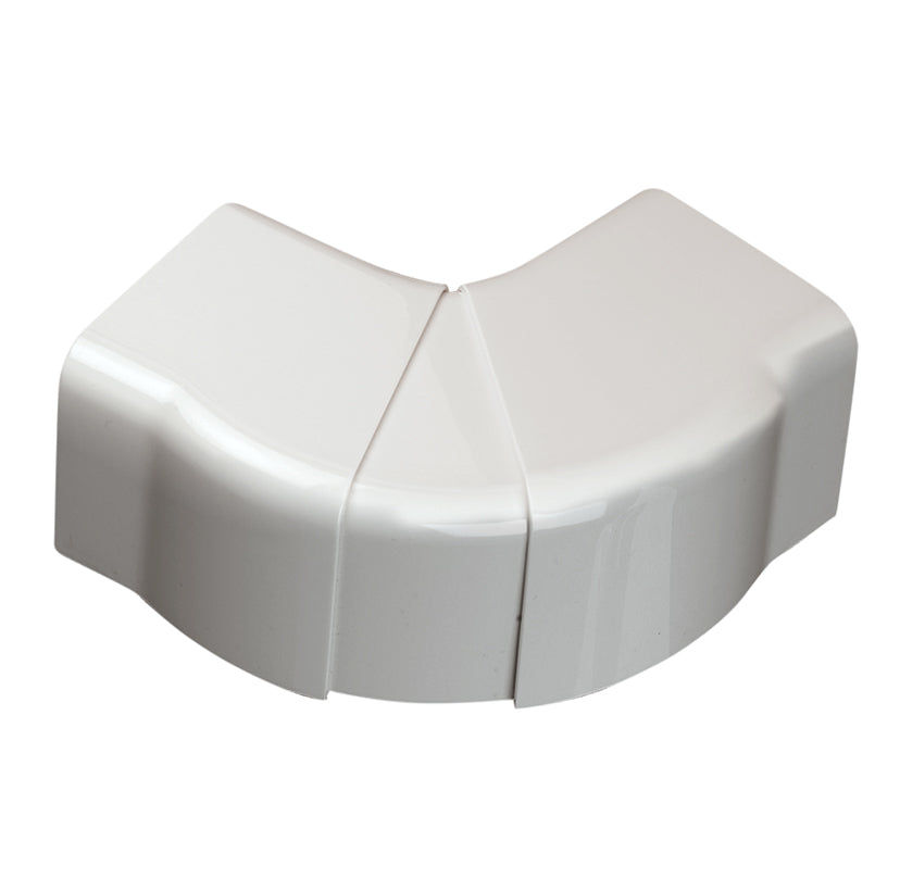 Verstellbare Flachwinkelhaube 65° - 130° – für Kabelkanal – 80x60 mm