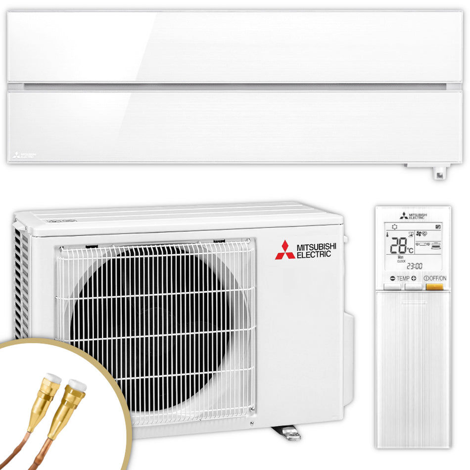 Mitsubishi Split Klimaanlage Set – MUZ/MSZ-LN25VG3V – 2,5 kW – Quick-Connect