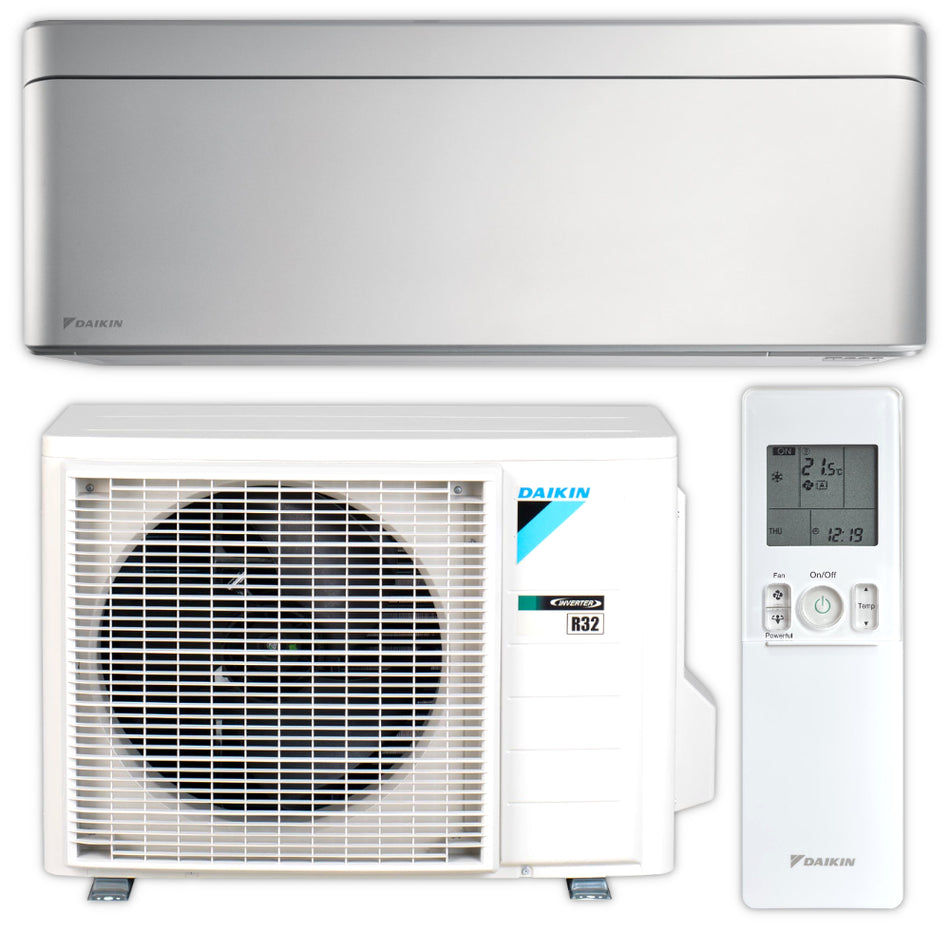 DAIKIN Split Klimaanlage Set – Stylish C-Serie – silber – 2,5 kW