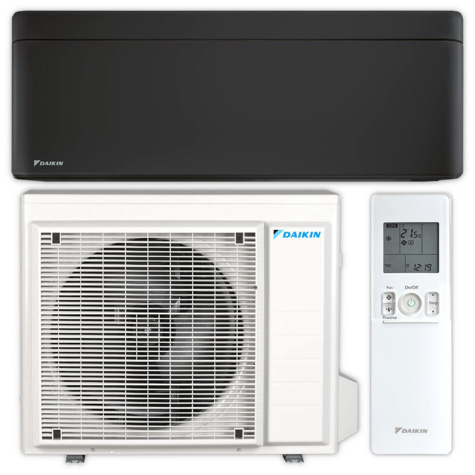 DAIKIN Split Klimaanlage Set – Stylish C-Serie – schwarz – 4,2 kW