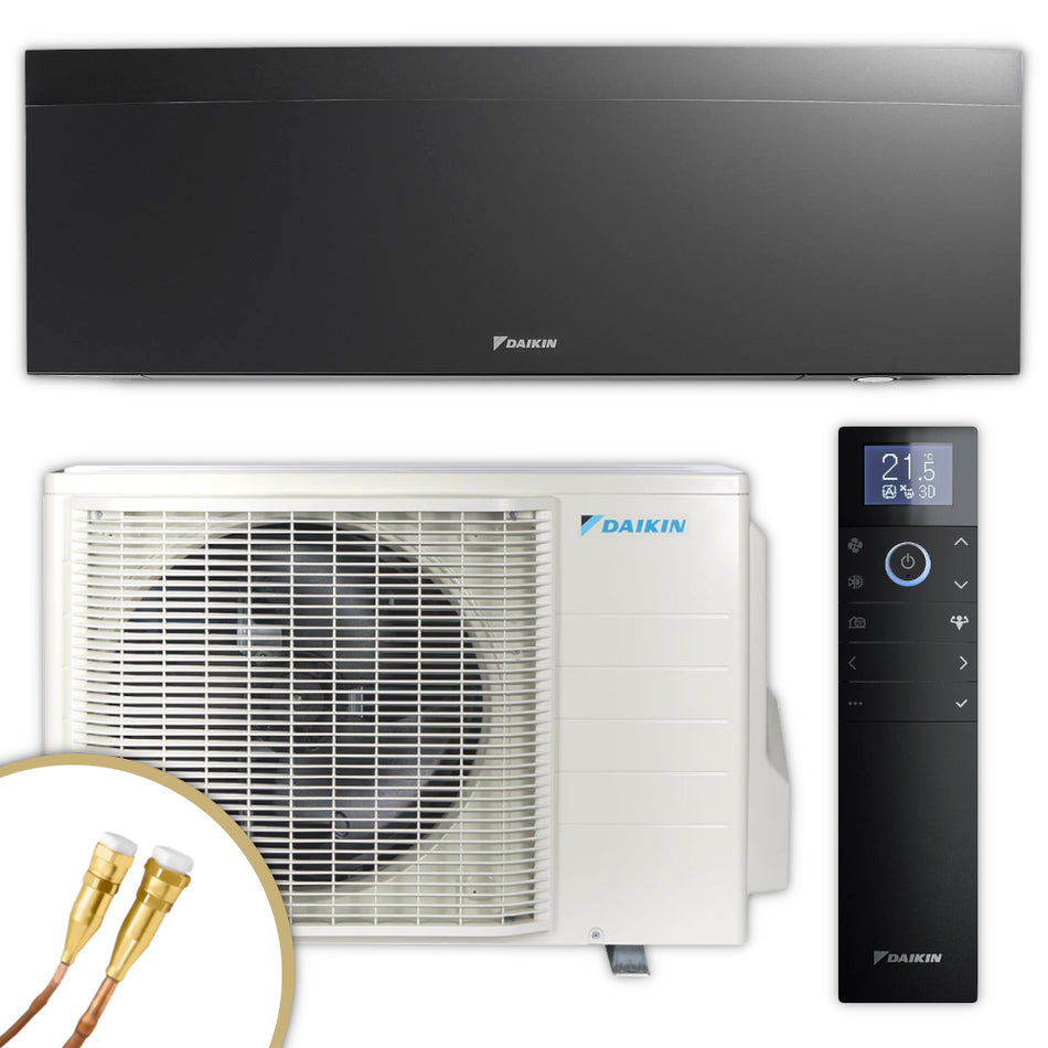 DAIKIN Split Klimaanlage – Nepura Emura 3 – Schwarz – 3,0 kW Quick-Connect