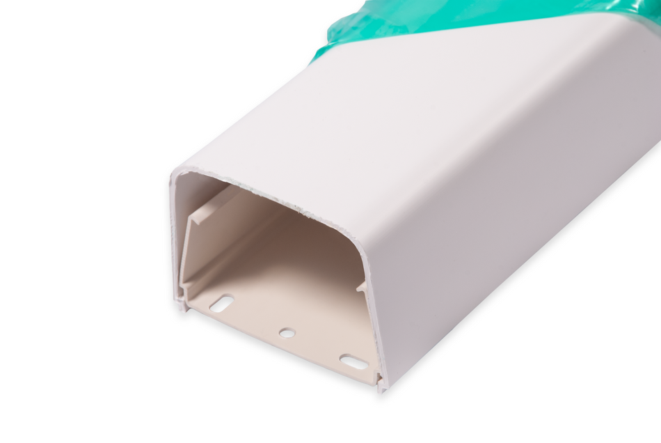 Installationskanal 2 m – Canalsplit 12 – 110x75x2000 mm – reinweiß