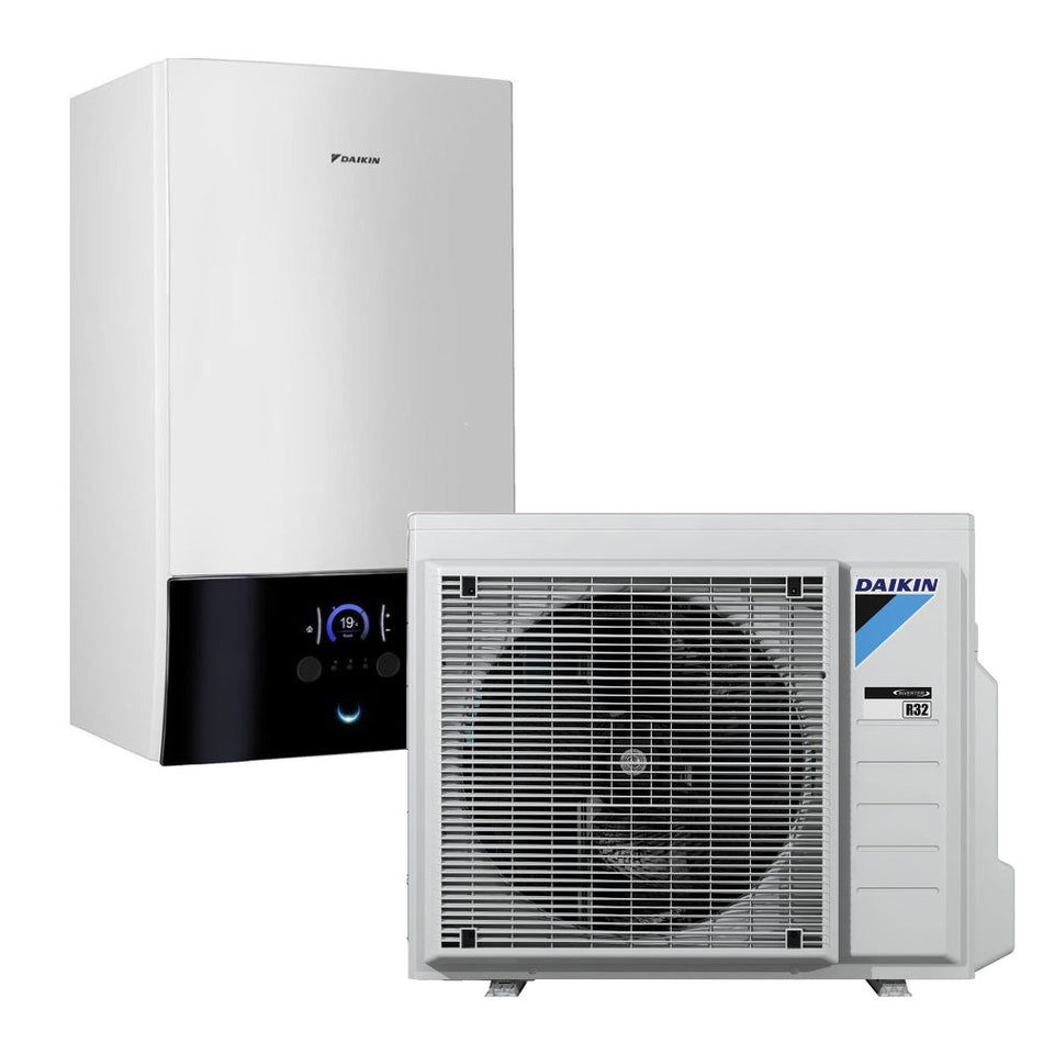 DAIKIN L/W-Wärmepumpe Altherma 3 R W | EHBX08E9W | 6 kW | H/K + 9 kW-EH