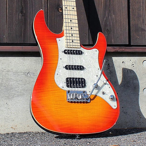 ギター FGN Odyssey J-Standard Fire Burst FGN J-Standard Odyssey FM HSS Fire Burst Electric guitar