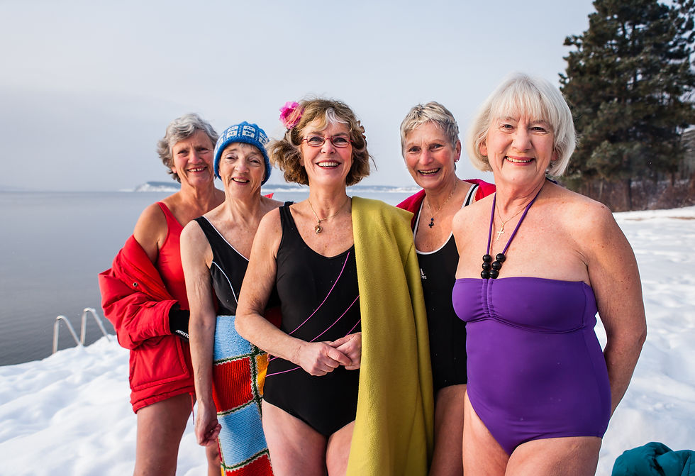 Winter mermaids