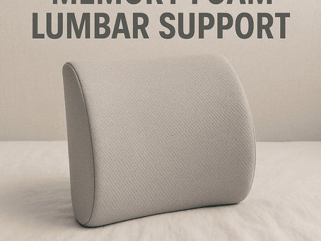 Shop Sleepsia Memory Foam Lumbar Support – Buy Now on Meesho!