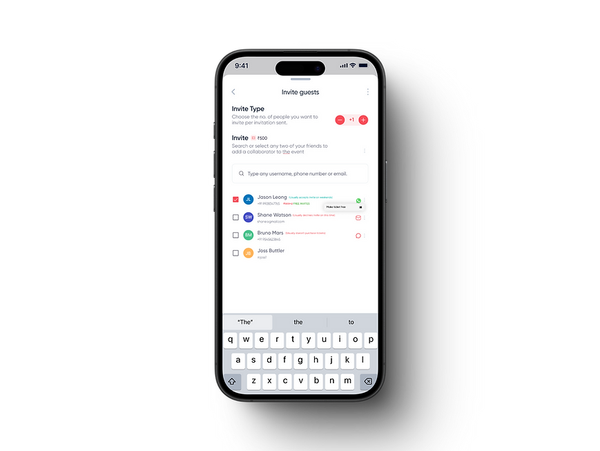 Cross Platform Invites