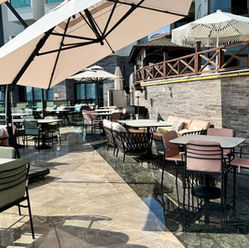 Elite World Kuşadası otel dış cephe kültür taşı uygulaması Stonebrick İstanbul