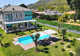 göcek villa stonebrick kültür taşı troy döşeme