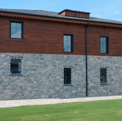 Enez villa   projesi iç ve  dış cephe kültür taşı uygulaması Stonebrick İstanbul