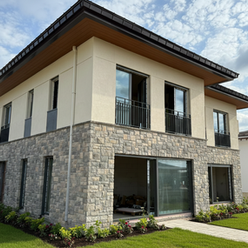 Riva country Kalyon holding villa projesi dış cephe kültür taşı uygulaması Stonebrick İstanbul