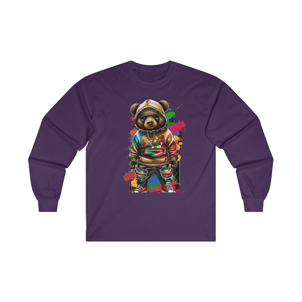Hình thu nhỏ: UNISEX BEAR Long Sleeve Tee