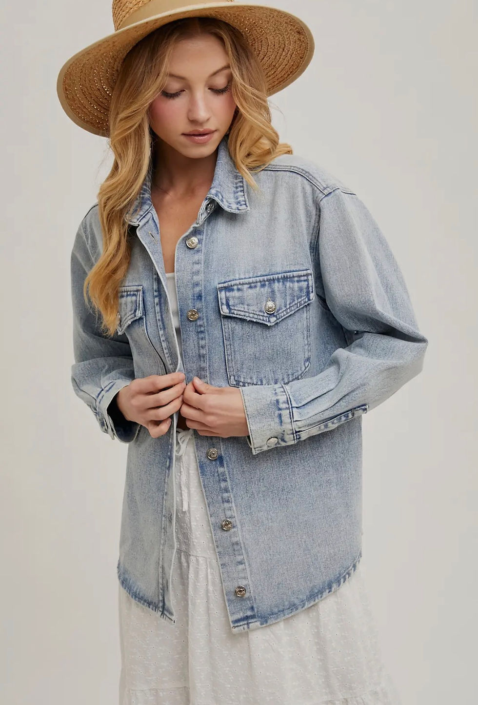 Meadowlight Denim Shacket