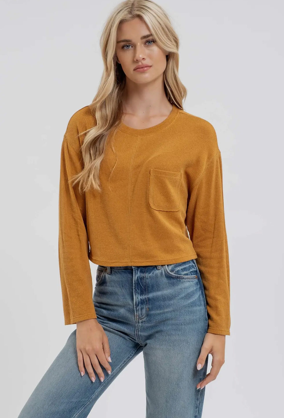 Thumbnail: Chloe Cropped Knit Top