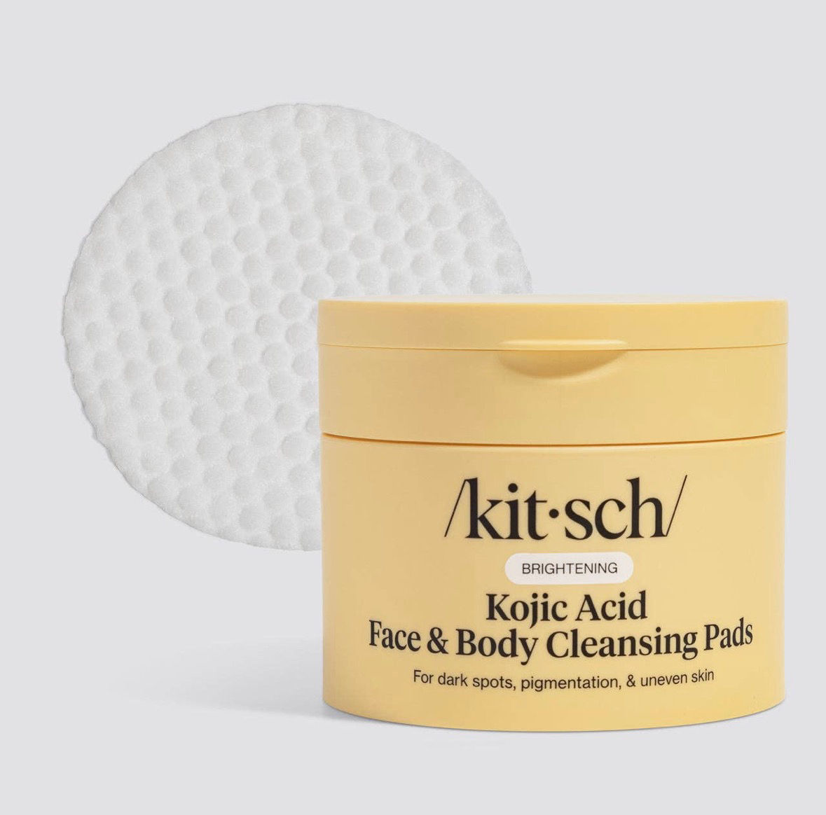 Kitsch Brightening Kojic Acid Face & Body Cleansing Pads for Dark Spots & Uneven