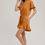 Thumbnail: Rust Ruffle Lounge Romper