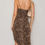 Thumbnail: Wildly Chic Leopard Print Ruched Midi Dress