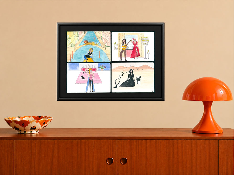 Miniature : “The queen of the pop”