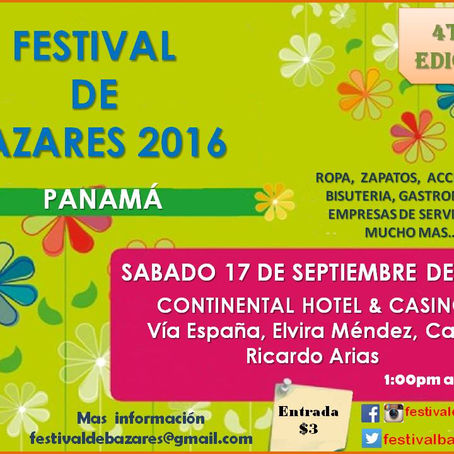 FESTIVAL DE BAZARES PANAMÁ 2016