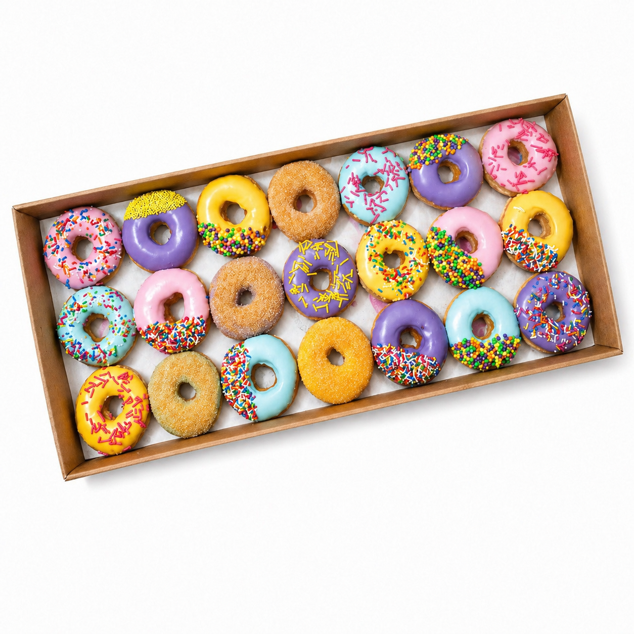 Dr Dough Donuts - Minis Box - 21 Donuts