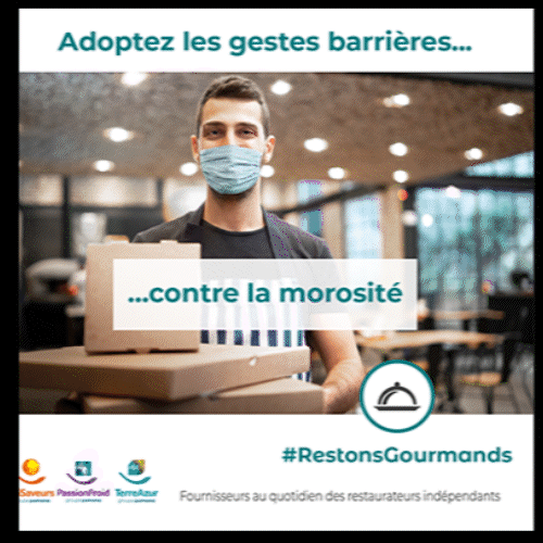 Campagne mobile #Restons Gourmands