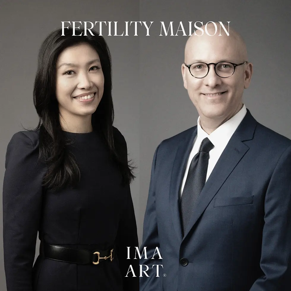 White-glove fertility concierge services with expert care at IMA ART Fertility, provided by co-Founders Michelle Tang and Ron Sonnenberg