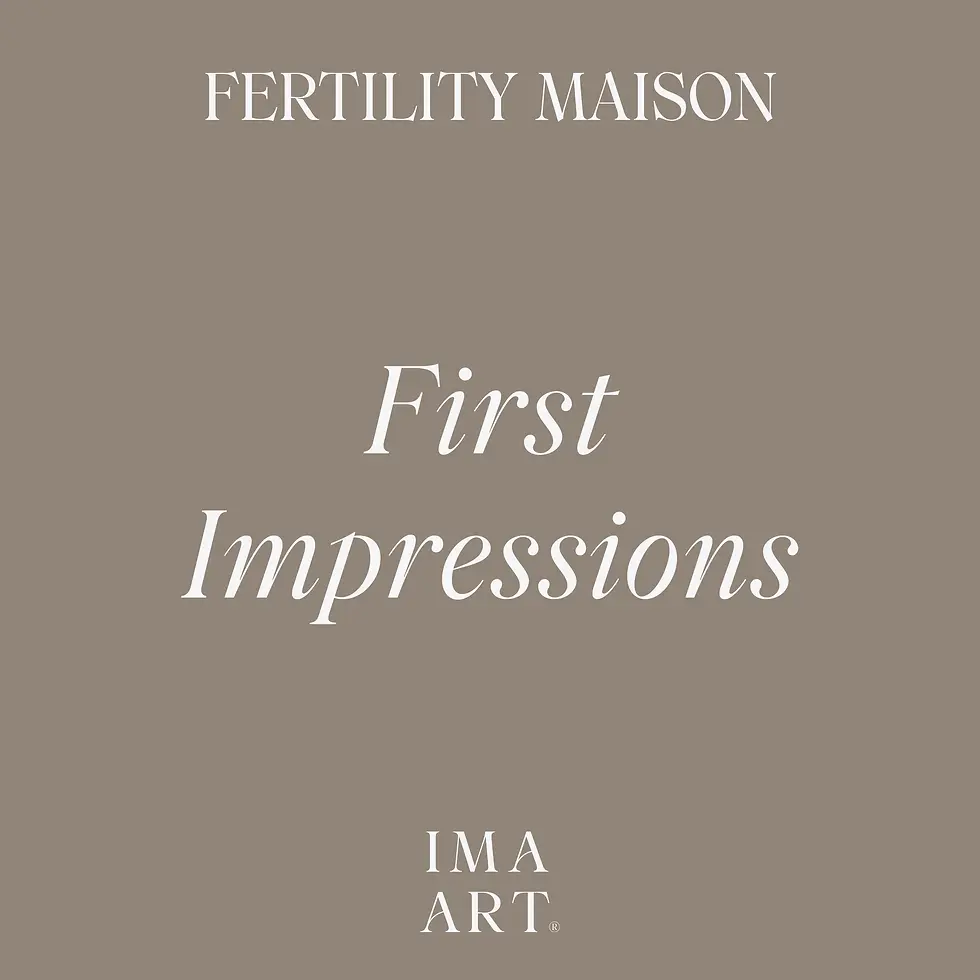 First impressions matter: bespoke fertility care from IMA ART Fertility