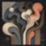 Abstract art for Luxury Fertility Concierge & Surrogacy Agency for Private Individuals. This art exudes a sense of calmness, discretion and exclusivity which accompanies all clients working with the IMA ART Fertility Co-Founders on their exceptional journey to parenthood in Beverly Hills.