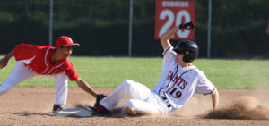 Noah Arrick steals second