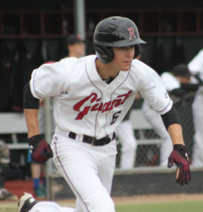 Nic Gillies runs the bases